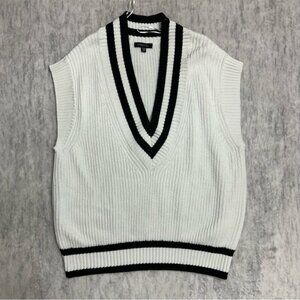 Dynamite Oversized Knit Sweater Vest
